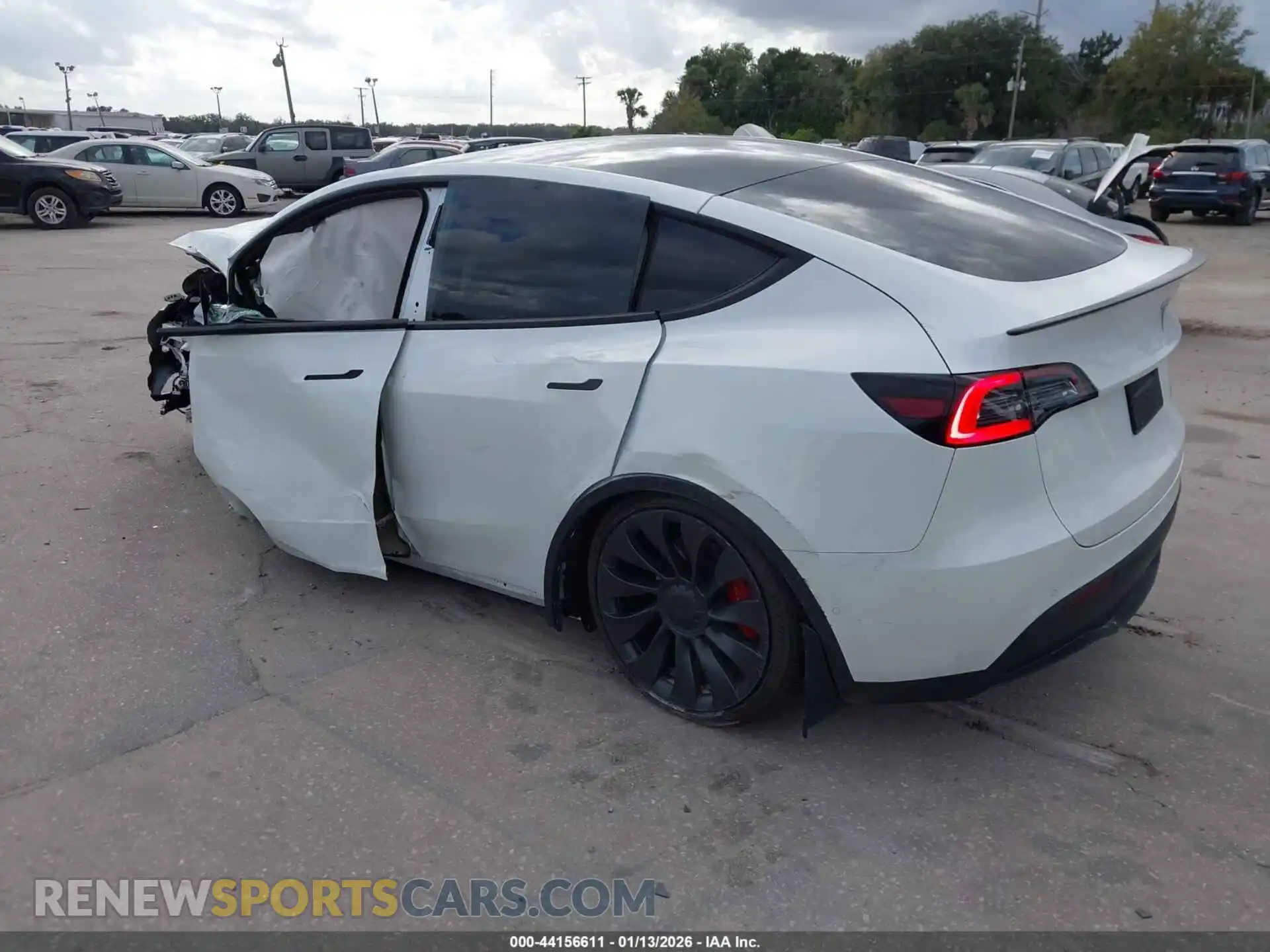 3 Photograph of a damaged car 7SAYGDEF1NF457446 TESLA MODEL Y 2022