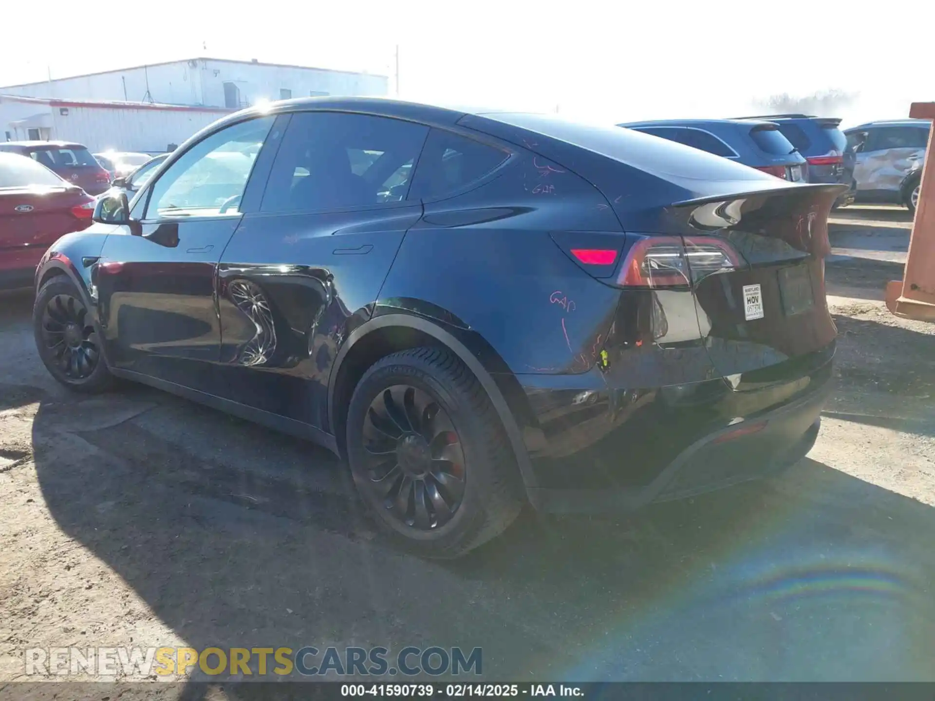 3 Photograph of a damaged car 7SAYGDEF1NF465188 TESLA MODEL Y 2022