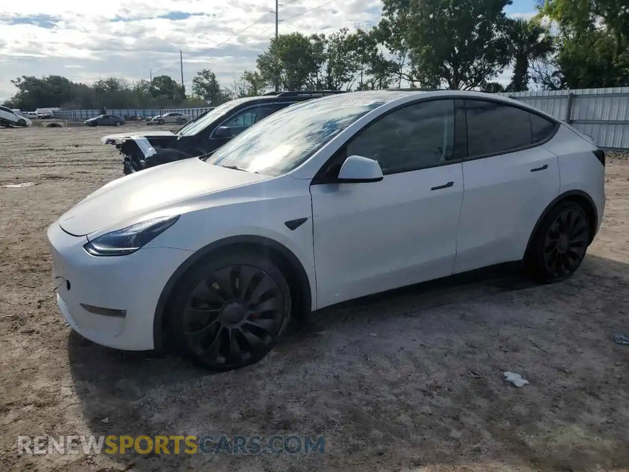 1 Photograph of a damaged car 7SAYGDEF1NF467314 TESLA MODEL Y 2022