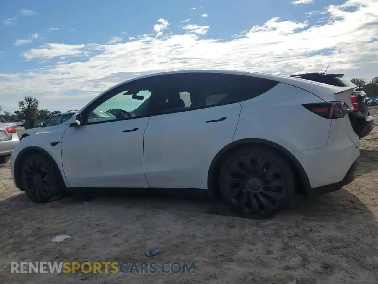 2 Photograph of a damaged car 7SAYGDEF1NF467314 TESLA MODEL Y 2022