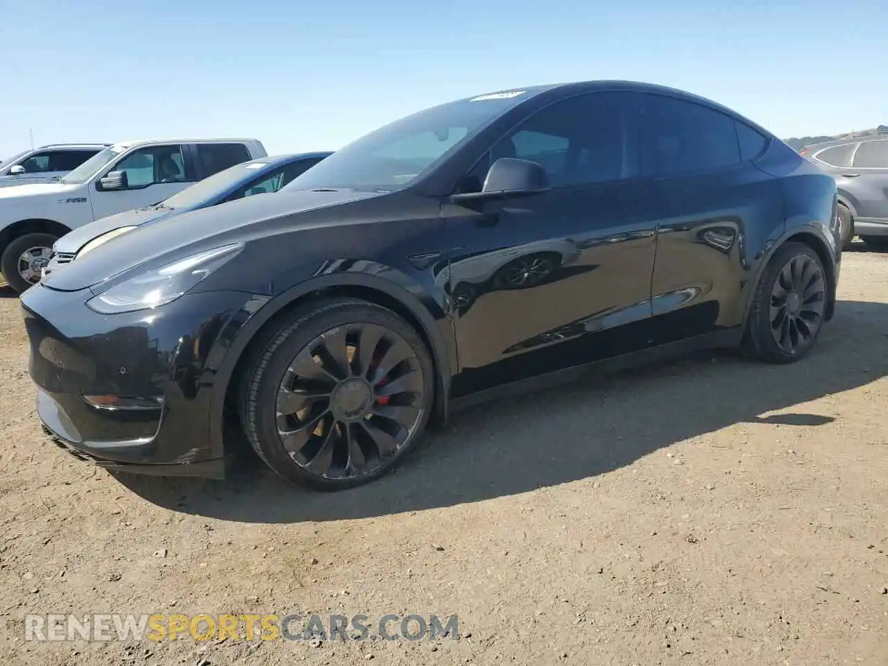 1 Photograph of a damaged car 7SAYGDEF1NF486218 TESLA MODEL Y 2022