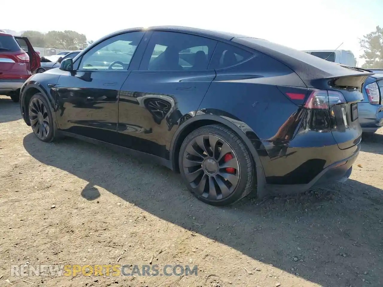 2 Photograph of a damaged car 7SAYGDEF1NF486218 TESLA MODEL Y 2022