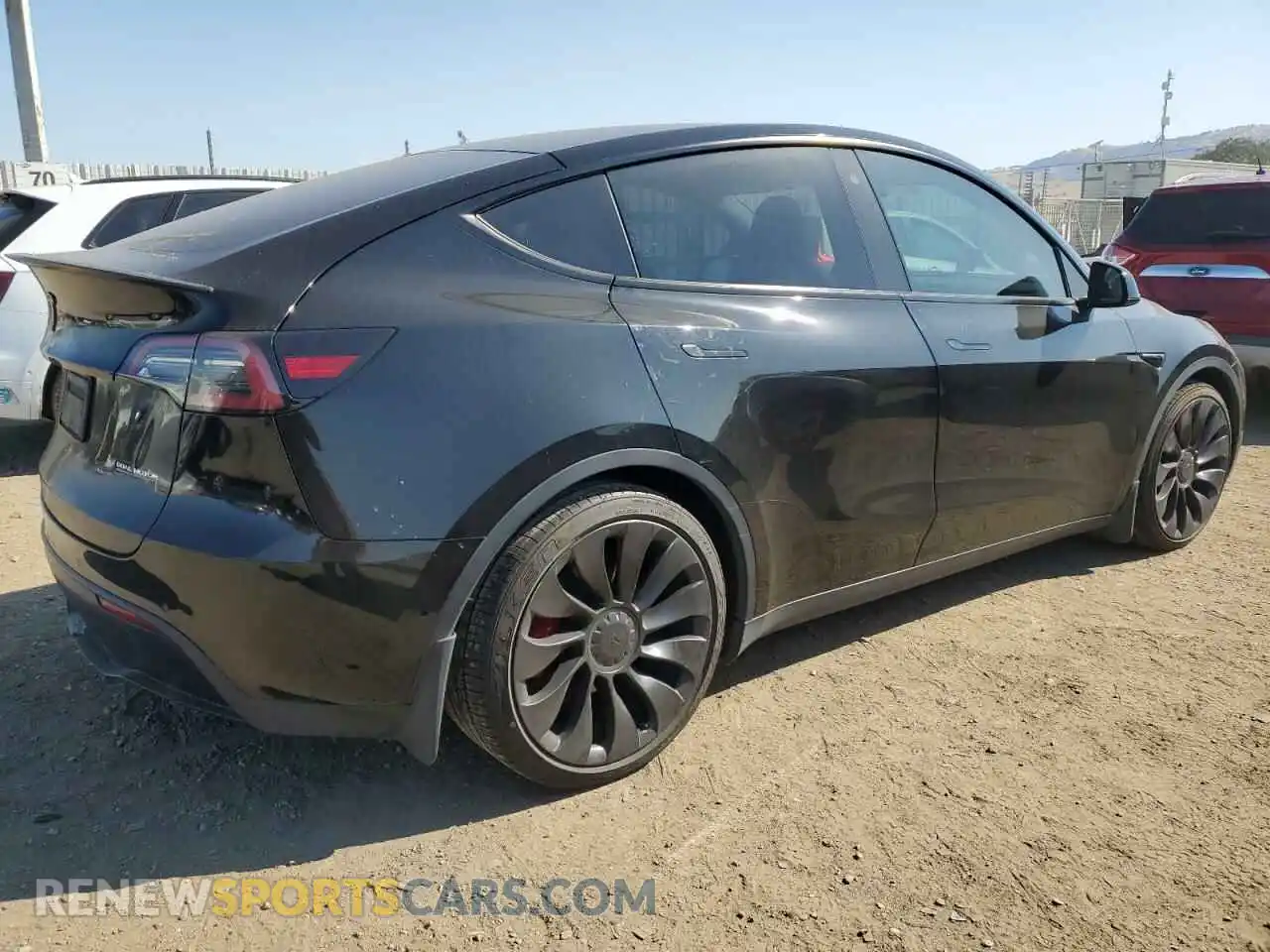 3 Photograph of a damaged car 7SAYGDEF1NF486218 TESLA MODEL Y 2022