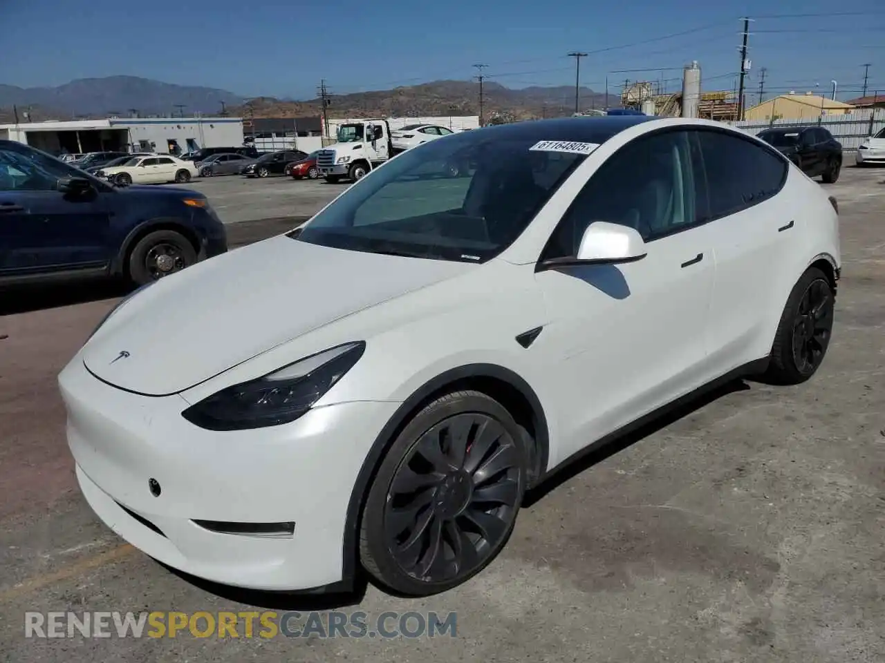 1 Photograph of a damaged car 7SAYGDEF1NF489684 TESLA MODEL Y 2022
