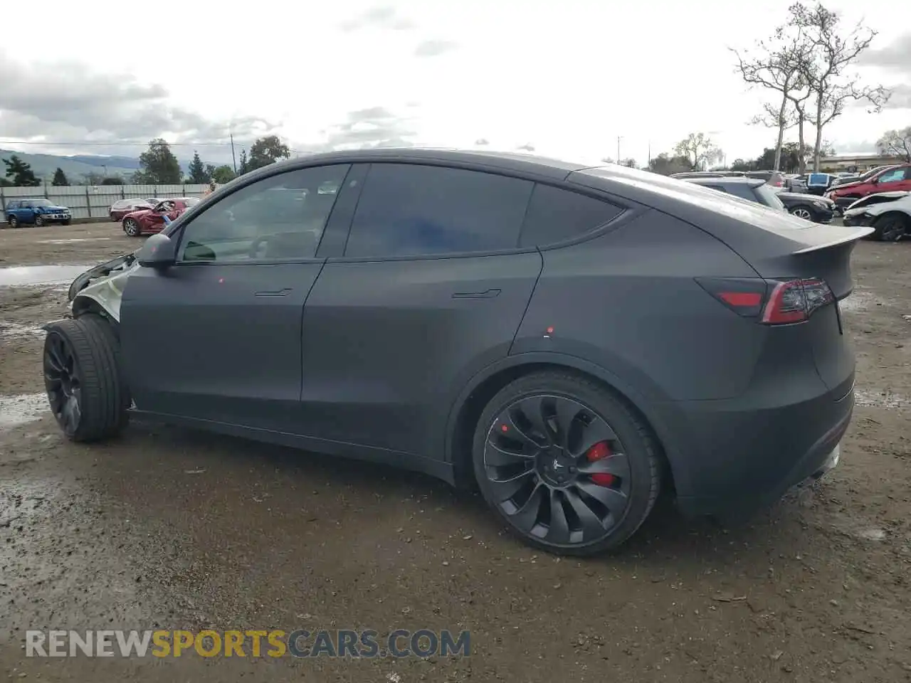 2 Photograph of a damaged car 7SAYGDEF1NF489801 TESLA MODEL Y 2022