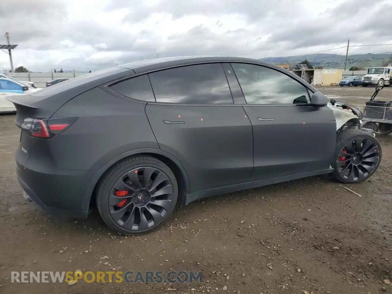 3 Photograph of a damaged car 7SAYGDEF1NF489801 TESLA MODEL Y 2022