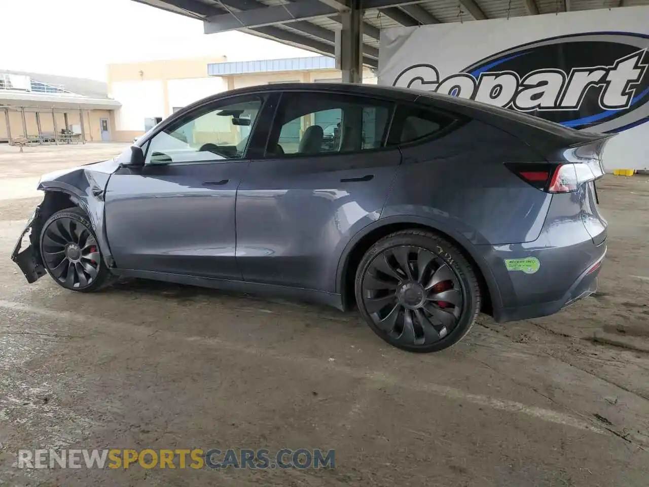 2 fotografías del automóvil dañado 7SAYGDEF1NF492777 TESLA MODEL Y 2022