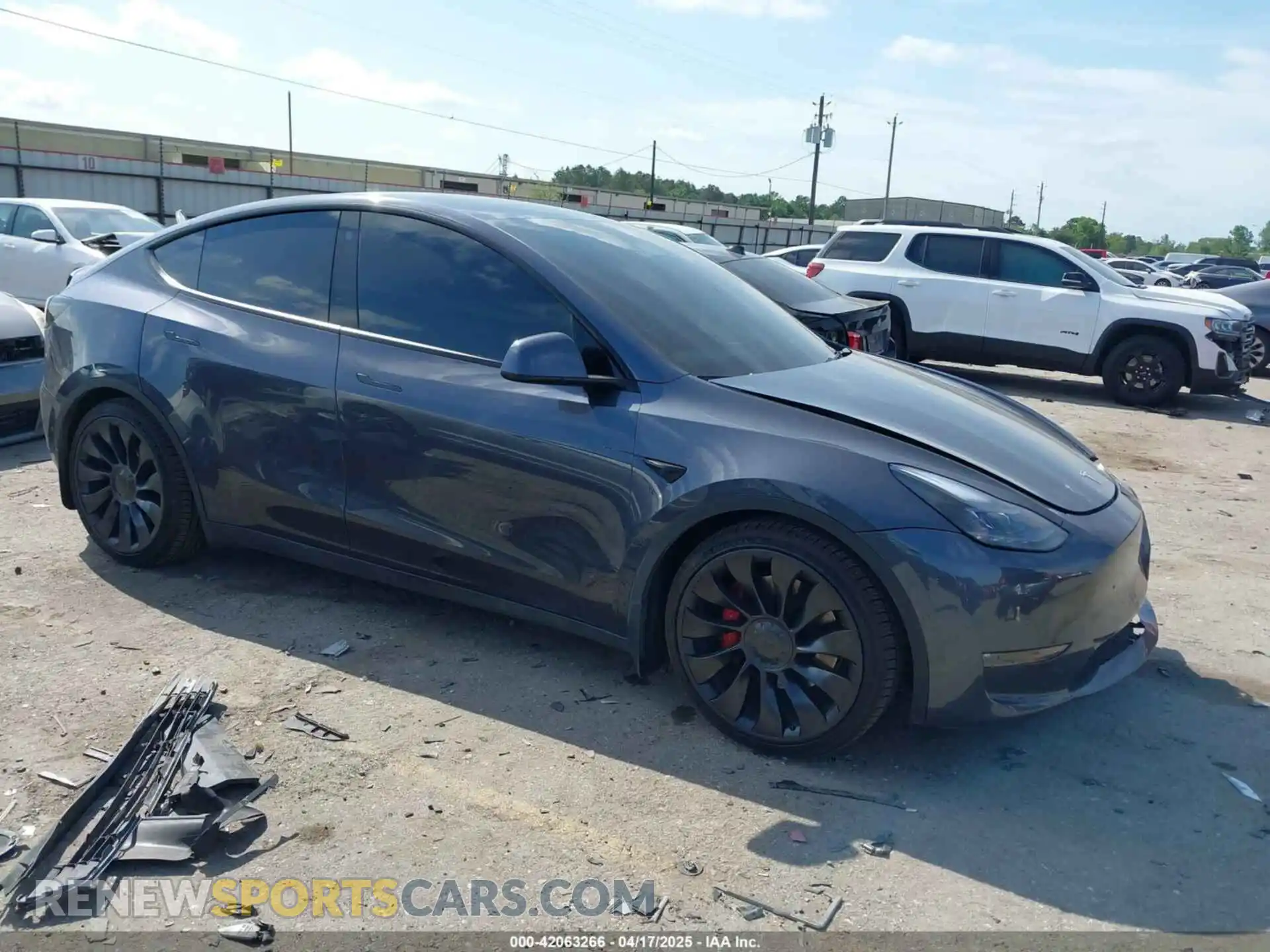 1 Photograph of a damaged car 7SAYGDEF1NF508766 TESLA MODEL Y 2022