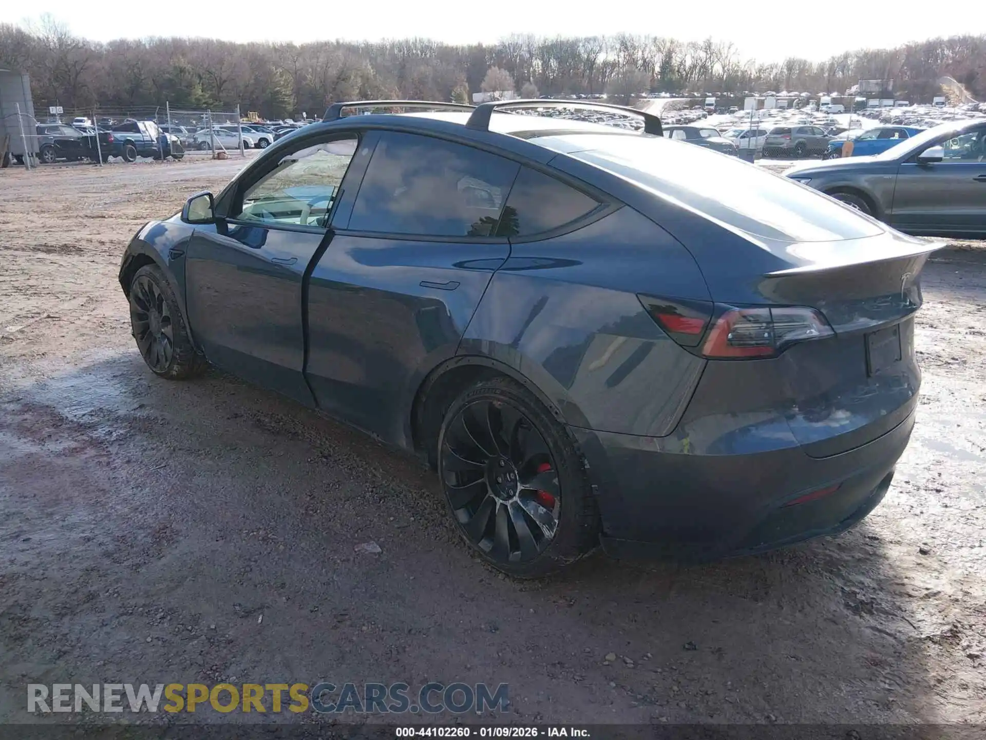 3 Photograph of a damaged car 7SAYGDEF1NF510811 TESLA MODEL Y 2022