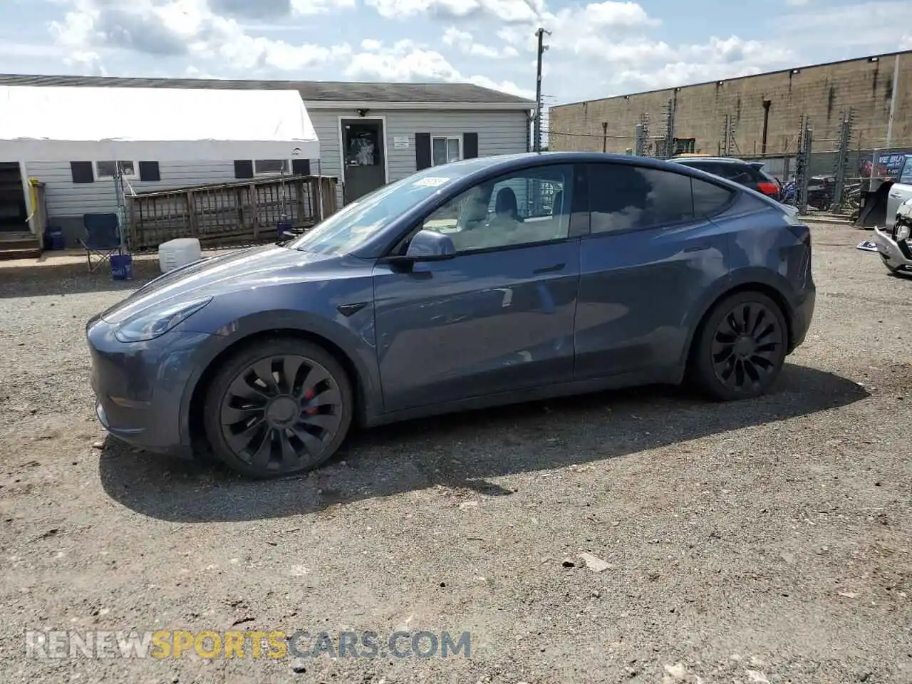 1 Photograph of a damaged car 7SAYGDEF1NF512218 TESLA MODEL Y 2022