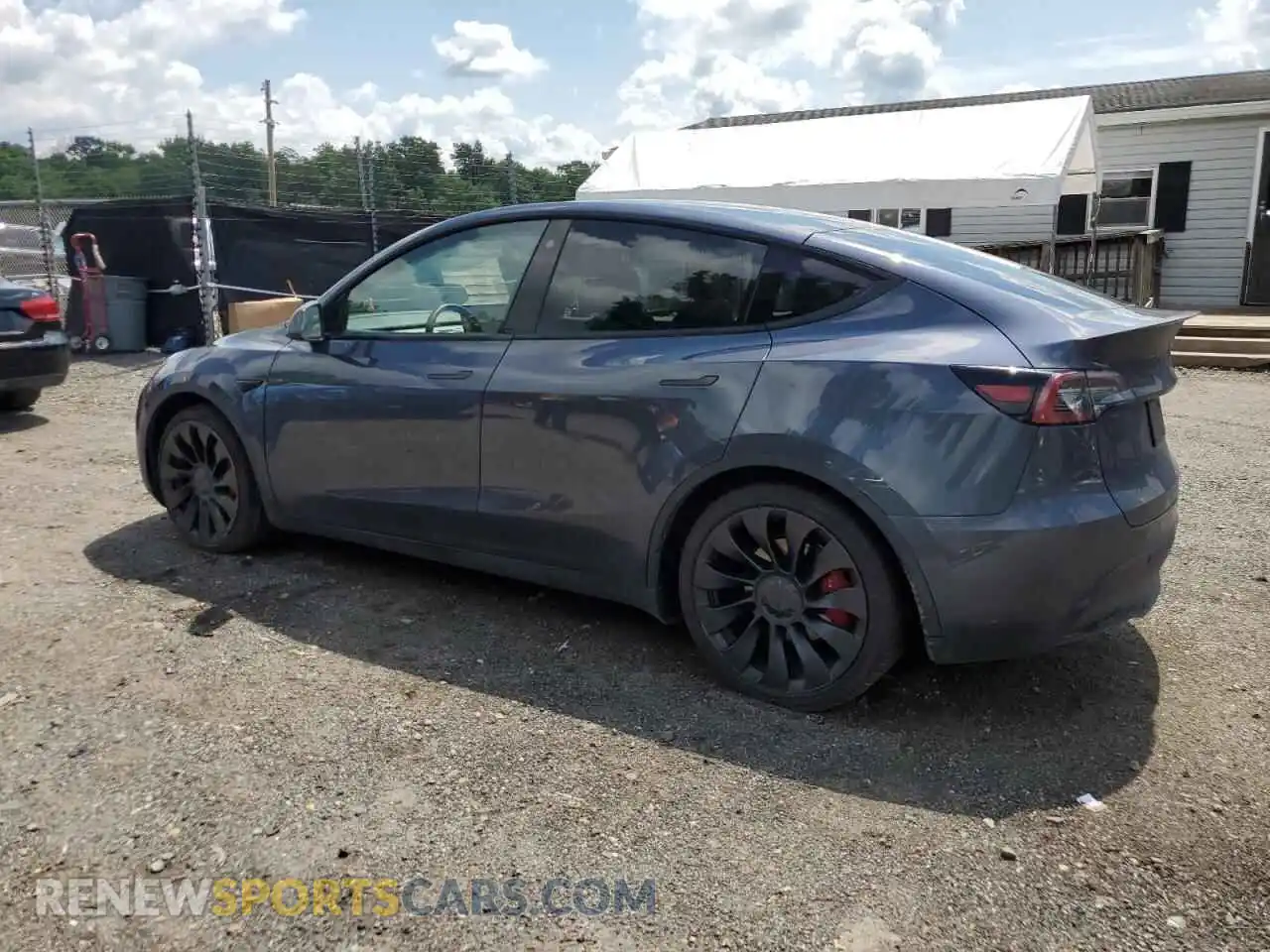 2 Photograph of a damaged car 7SAYGDEF1NF512218 TESLA MODEL Y 2022