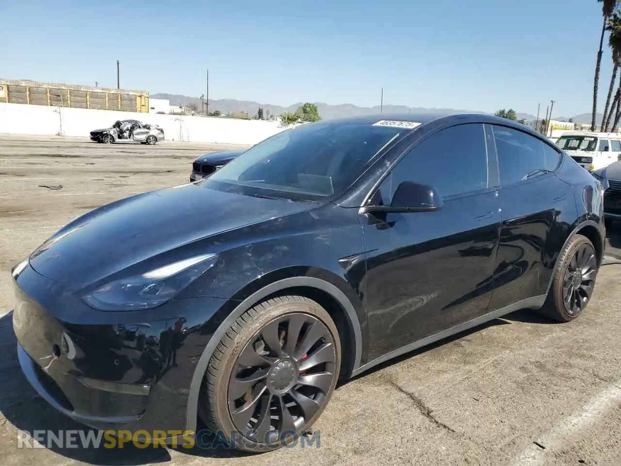 1 Photograph of a damaged car 7SAYGDEF1NF521193 TESLA MODEL Y 2022