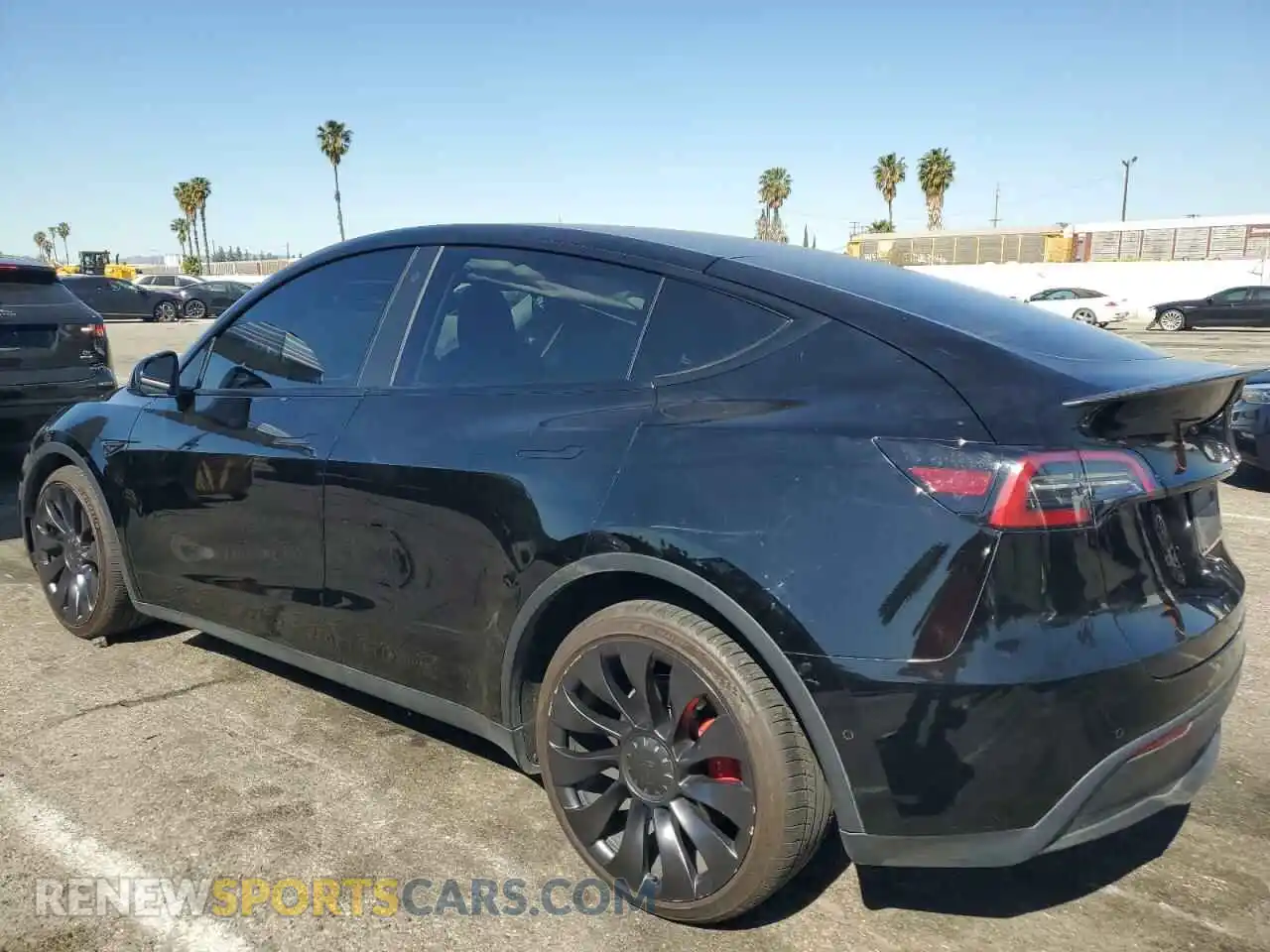 2 Photograph of a damaged car 7SAYGDEF1NF521193 TESLA MODEL Y 2022