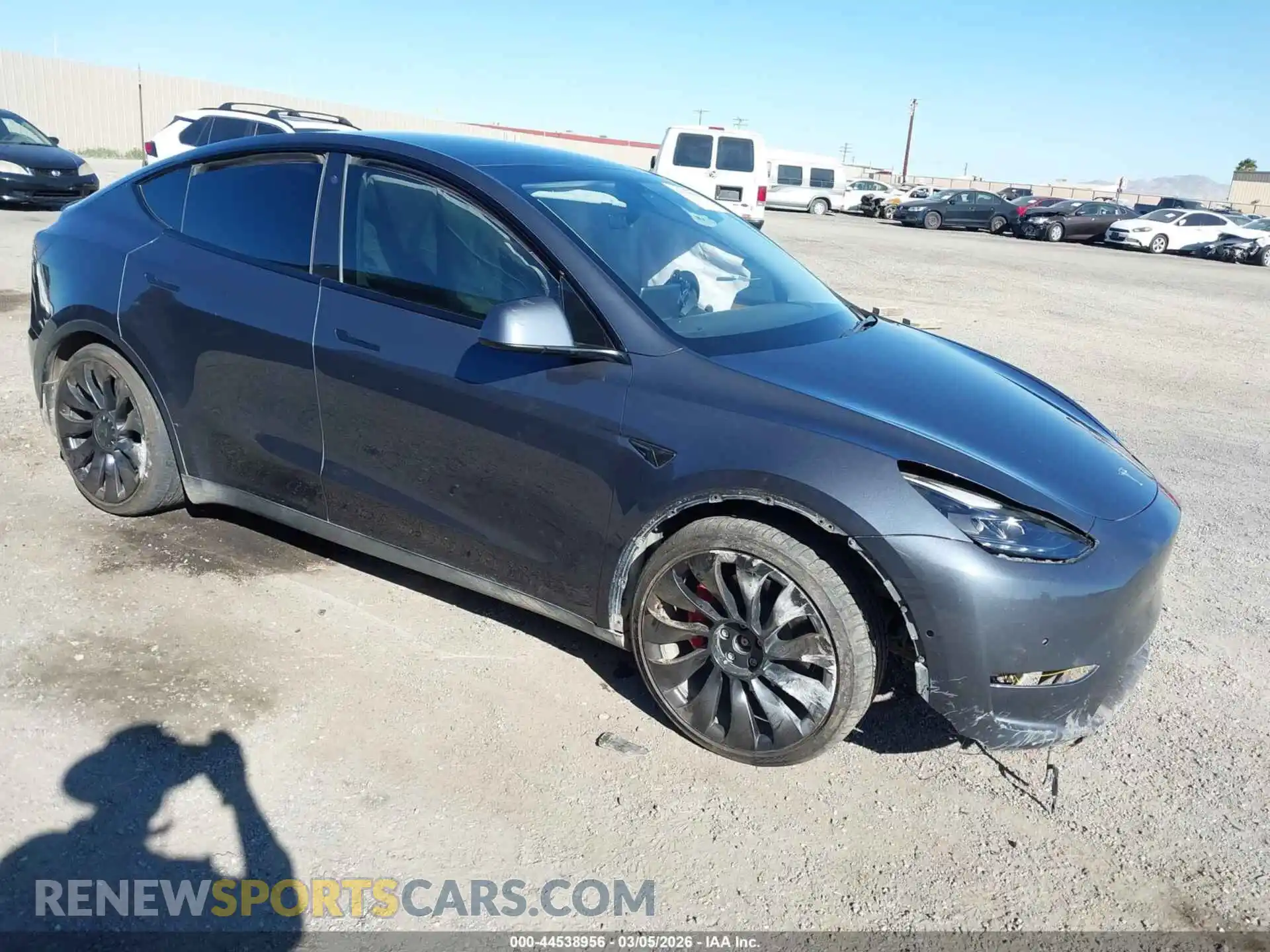 1 Photograph of a damaged car 7SAYGDEF1NF535143 TESLA MODEL Y 2022