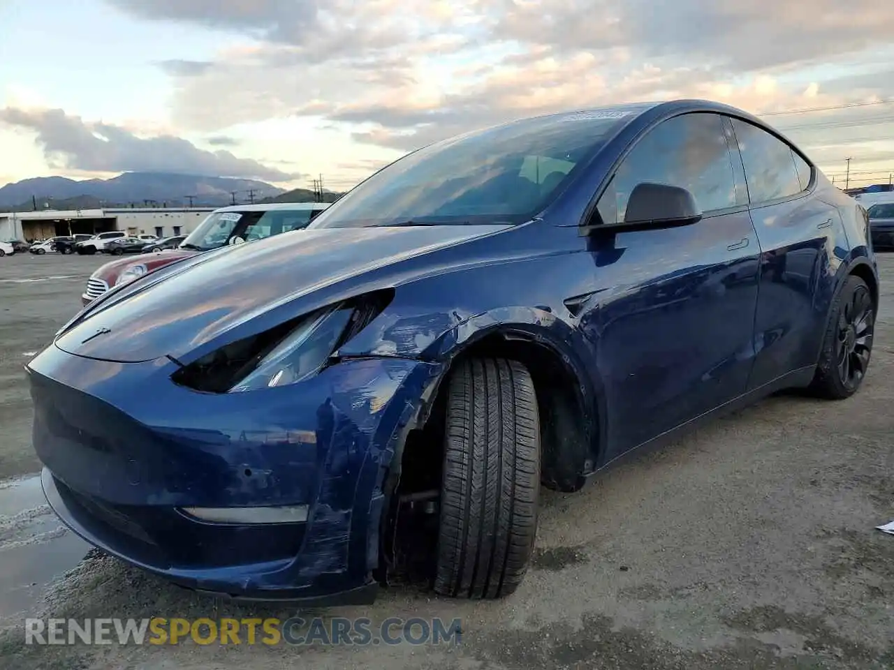 1 Photograph of a damaged car 7SAYGDEF1NF558549 TESLA MODEL Y 2022