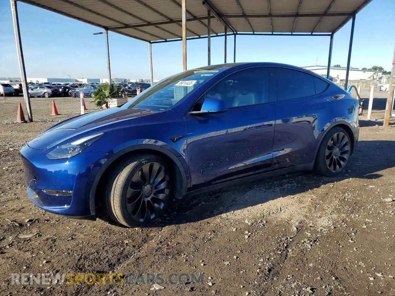 1 Photograph of a damaged car 7SAYGDEF1NF558633 TESLA MODEL Y 2022