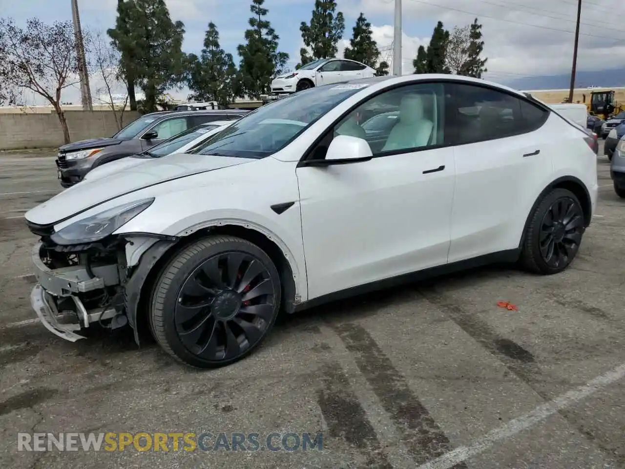 1 Photograph of a damaged car 7SAYGDEF2NF317678 TESLA MODEL Y 2022