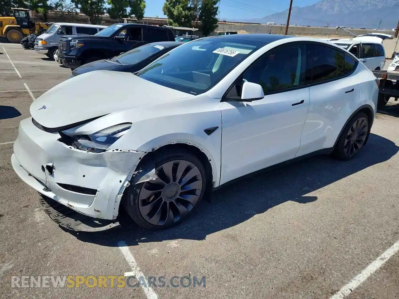 1 Фотография поврежденного автомобиля 7SAYGDEF2NF336750 TESLA MODEL Y 2022