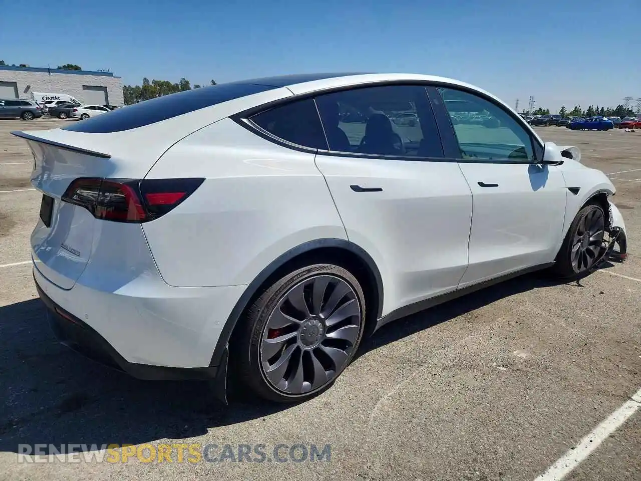3 Фотография поврежденного автомобиля 7SAYGDEF2NF336750 TESLA MODEL Y 2022