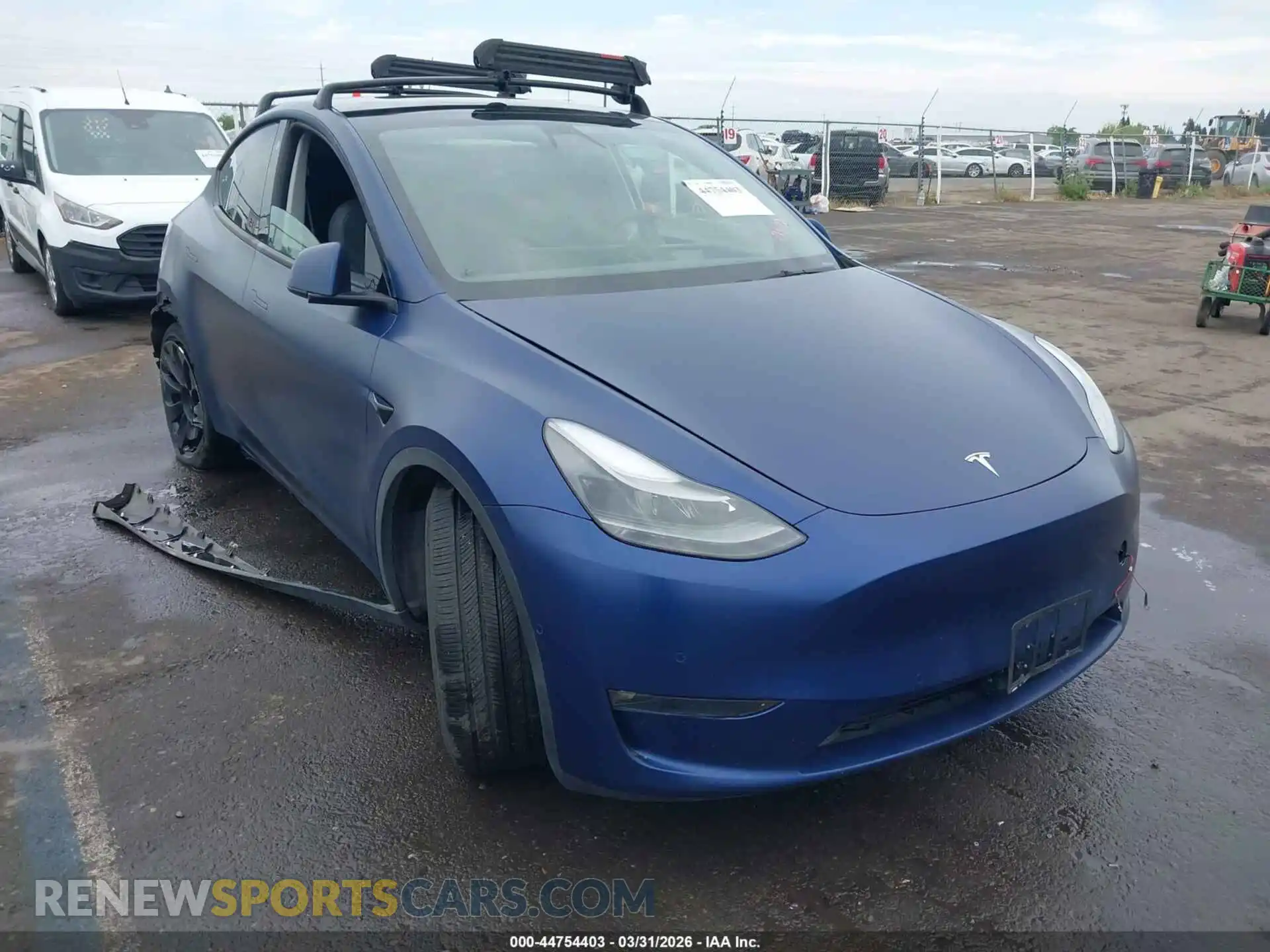 1 Photograph of a damaged car 7SAYGDEF2NF337087 TESLA MODEL Y 2022