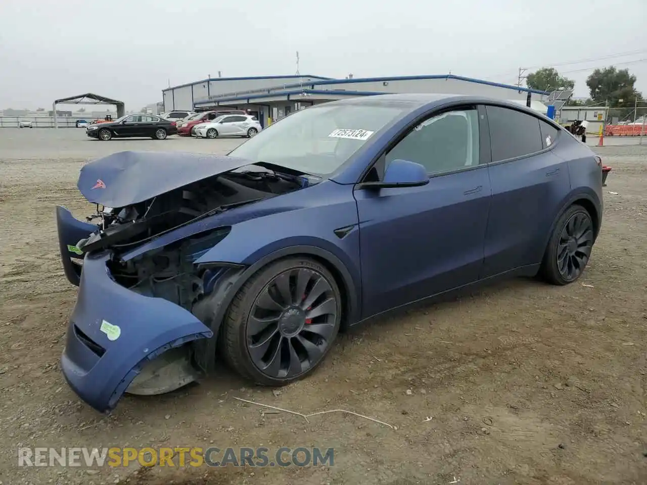 1 Photograph of a damaged car 7SAYGDEF2NF343715 TESLA MODEL Y 2022