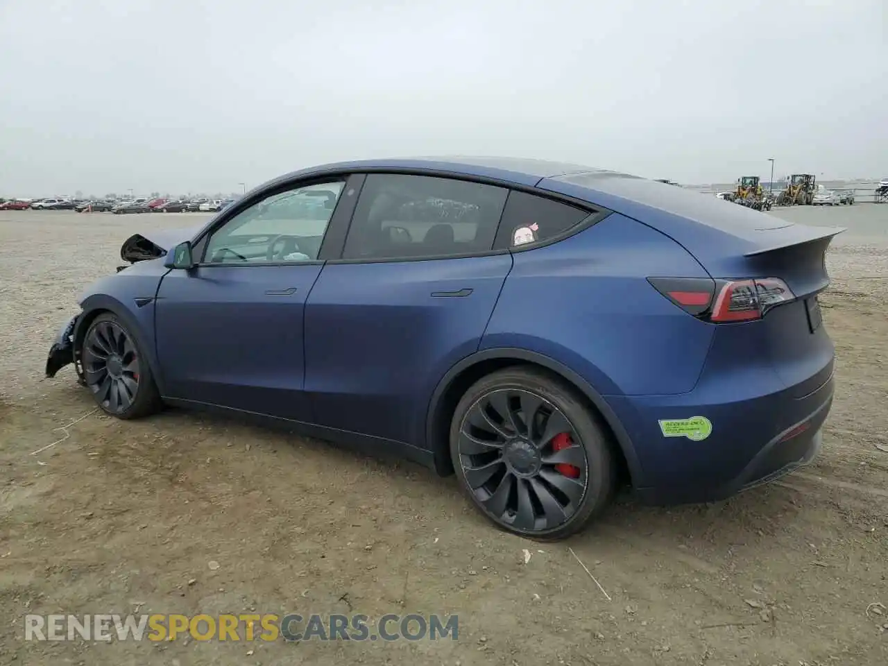 2 Photograph of a damaged car 7SAYGDEF2NF343715 TESLA MODEL Y 2022
