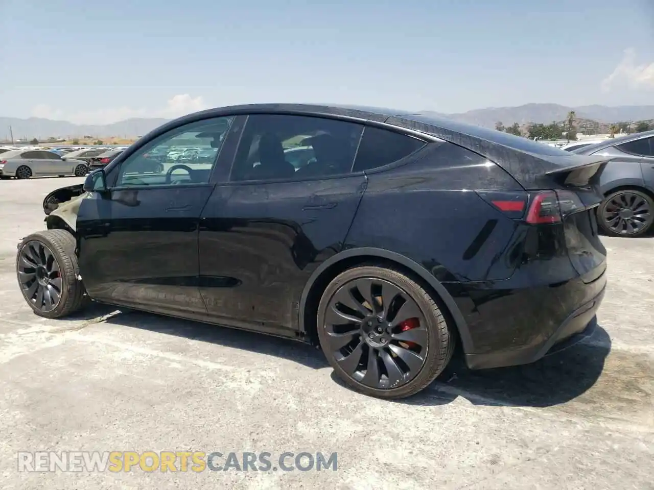 2 Photograph of a damaged car 7SAYGDEF2NF349286 TESLA MODEL Y 2022