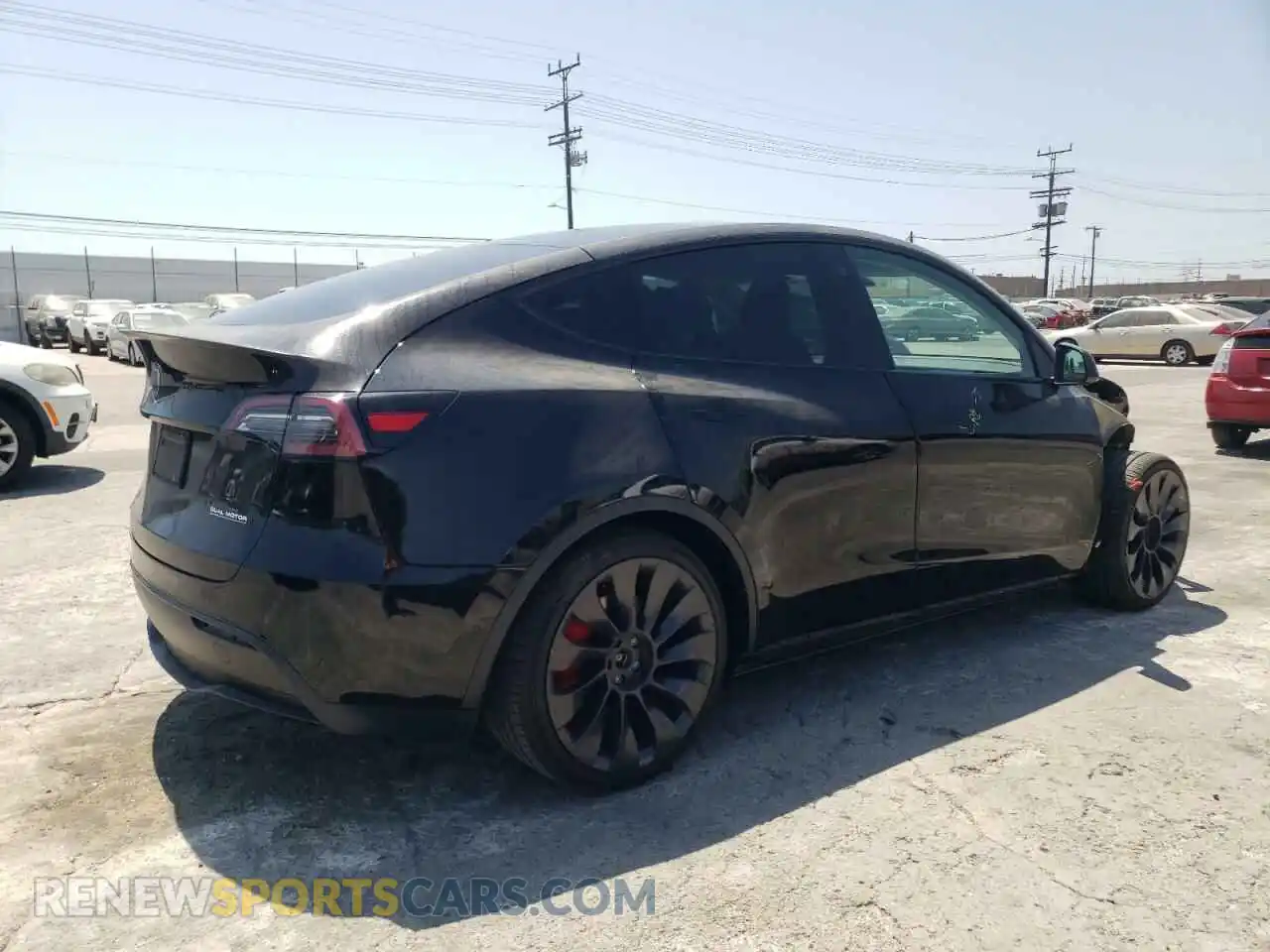 3 Photograph of a damaged car 7SAYGDEF2NF349286 TESLA MODEL Y 2022