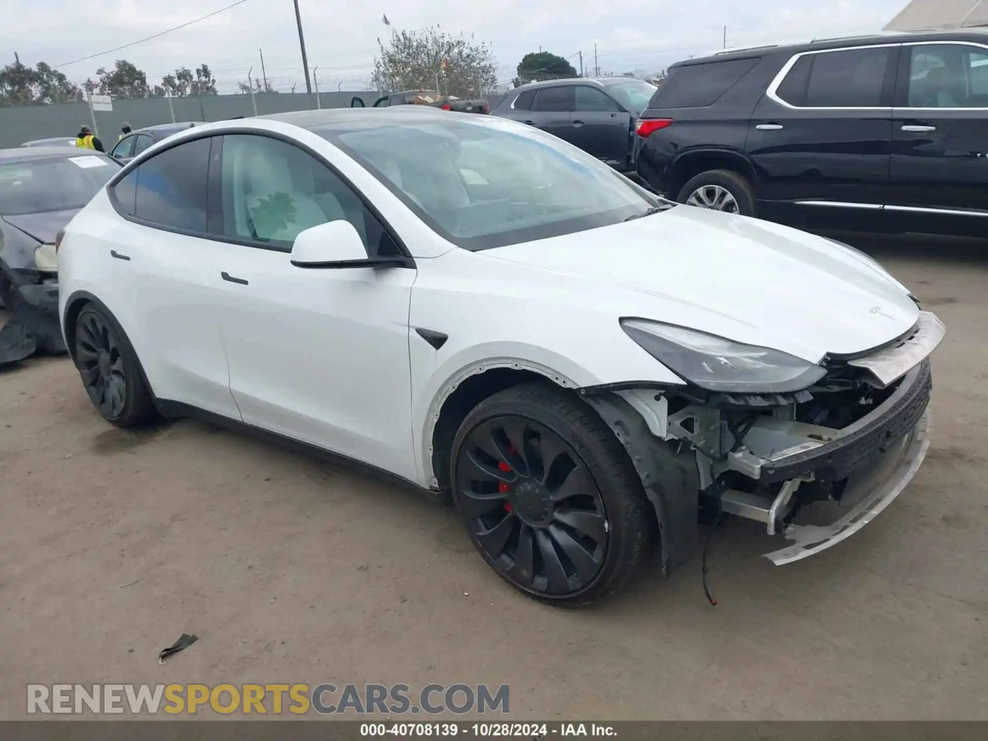 1 Photograph of a damaged car 7SAYGDEF2NF362667 TESLA MODEL Y 2022