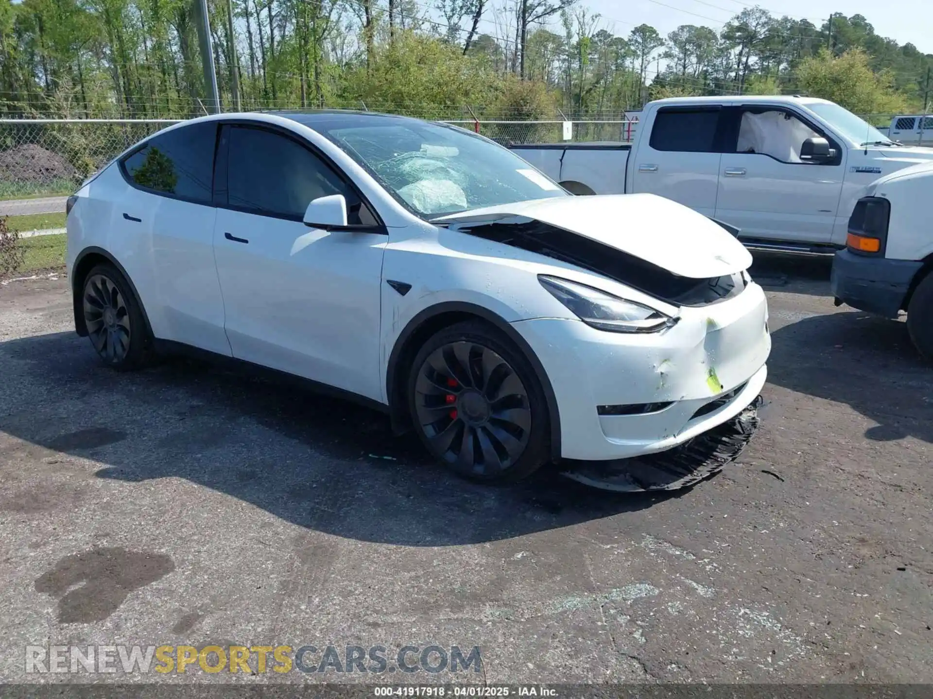 1 Photograph of a damaged car 7SAYGDEF2NF379209 TESLA MODEL Y 2022