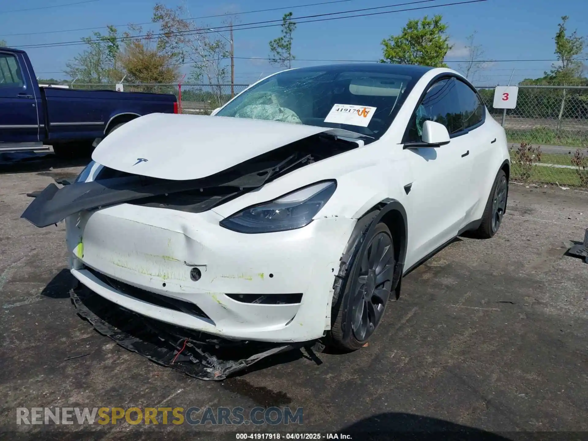 2 Photograph of a damaged car 7SAYGDEF2NF379209 TESLA MODEL Y 2022
