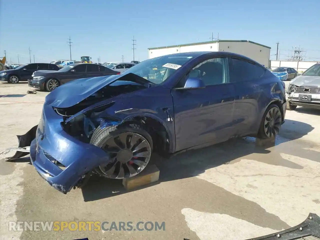 1 Photograph of a damaged car 7SAYGDEF2NF388086 TESLA MODEL Y 2022