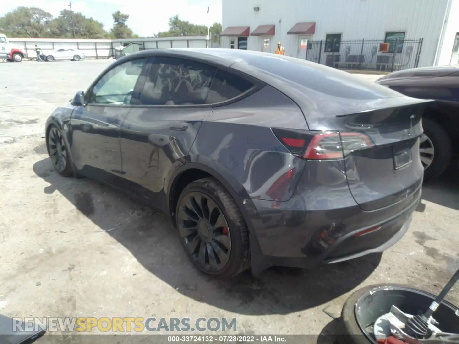 3 Photograph of a damaged car 7SAYGDEF2NF394440 TESLA MODEL Y 2022