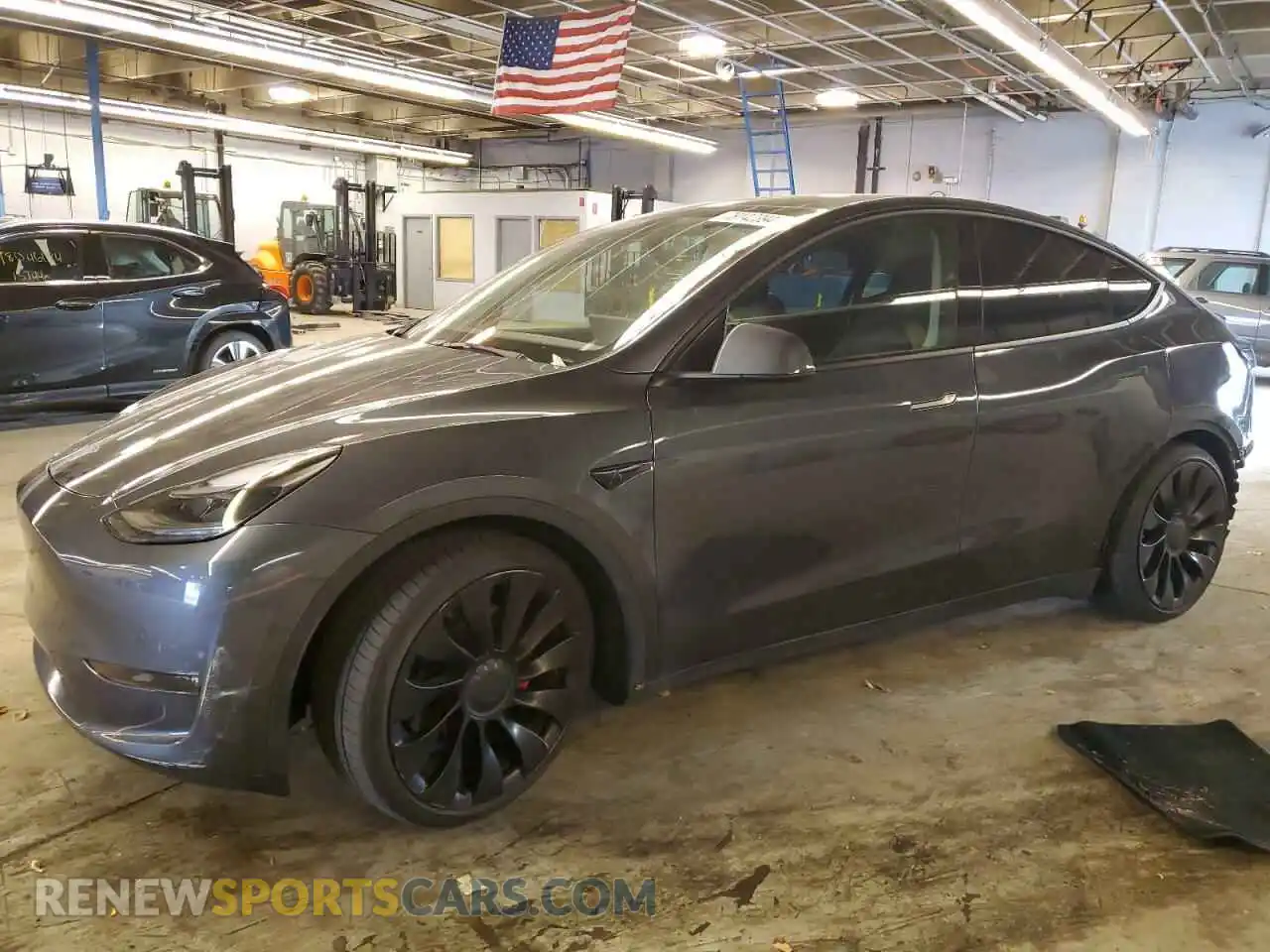 1 Photograph of a damaged car 7SAYGDEF2NF398942 TESLA MODEL Y 2022