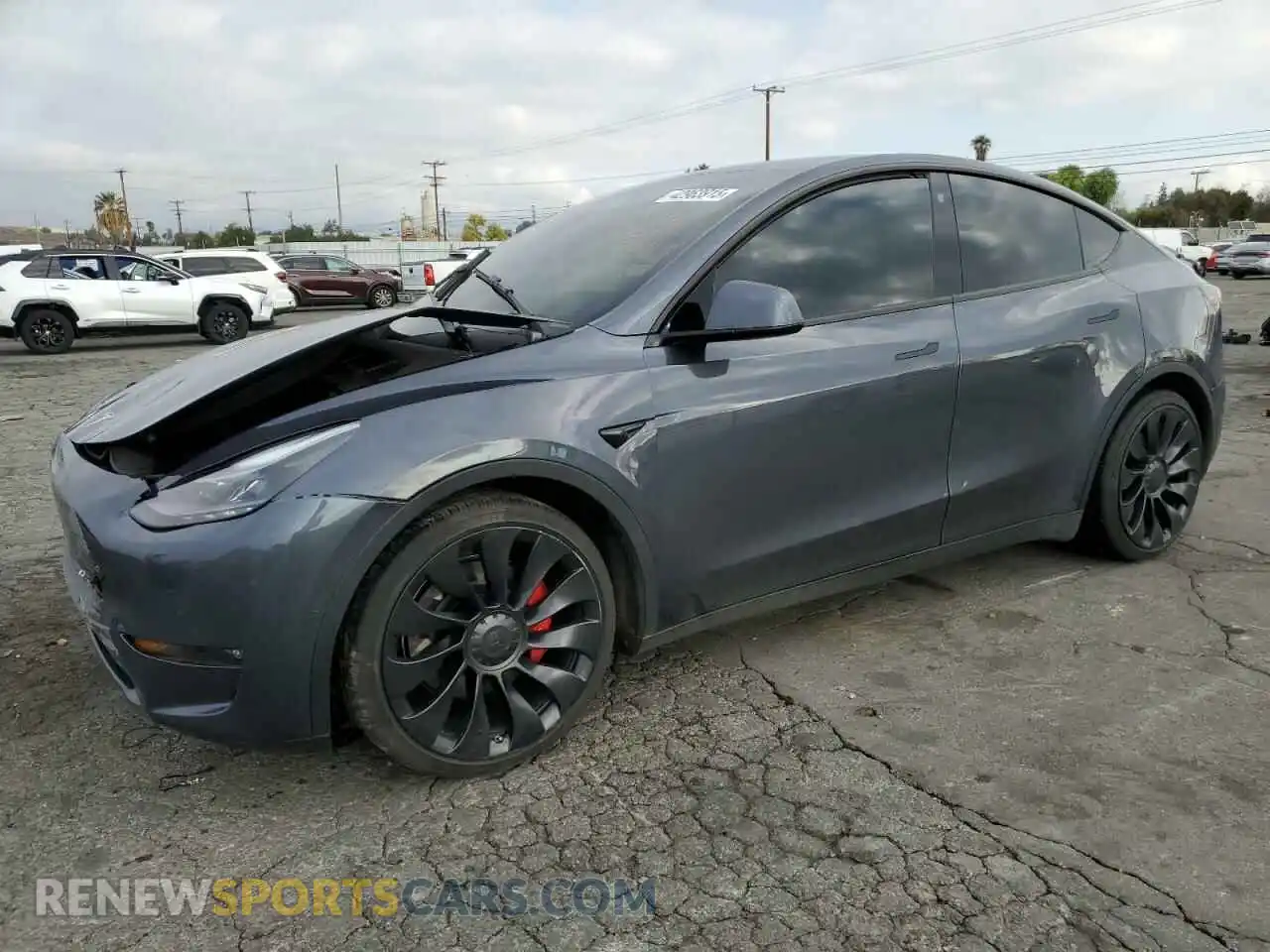1 Photograph of a damaged car 7SAYGDEF2NF408756 TESLA MODEL Y 2022