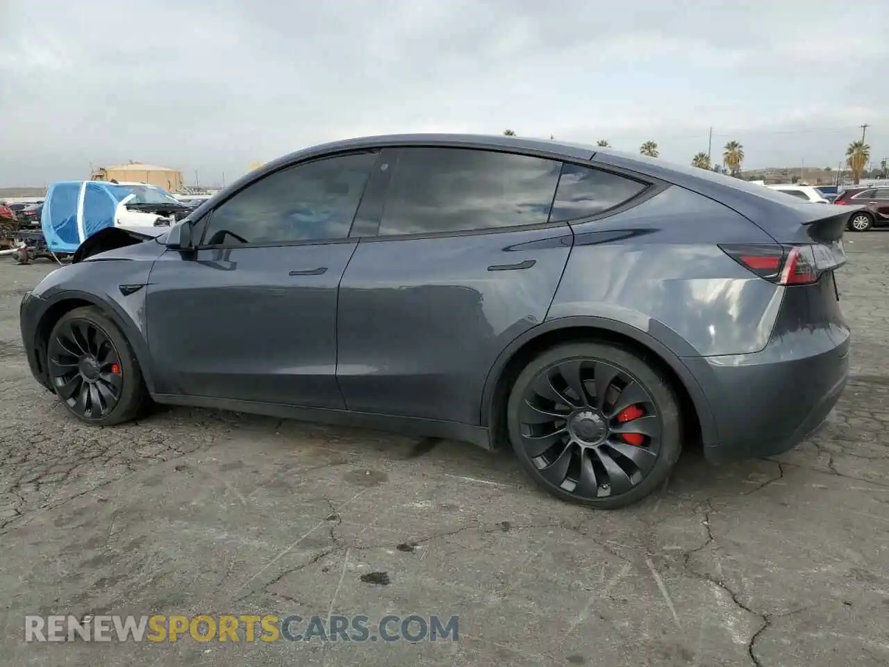 2 Photograph of a damaged car 7SAYGDEF2NF408756 TESLA MODEL Y 2022