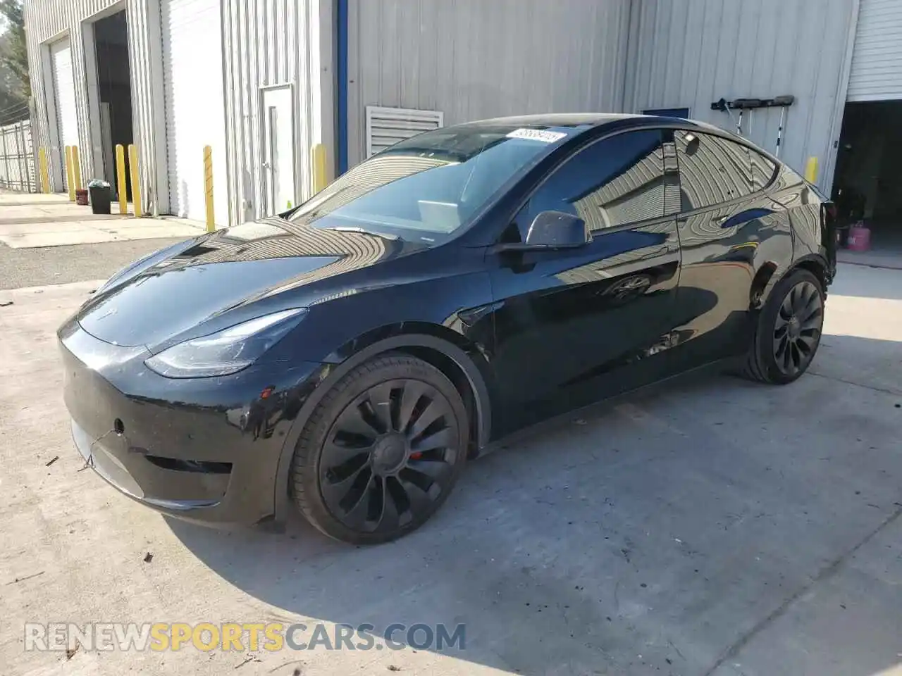 1 Photograph of a damaged car 7SAYGDEF2NF453521 TESLA MODEL Y 2022