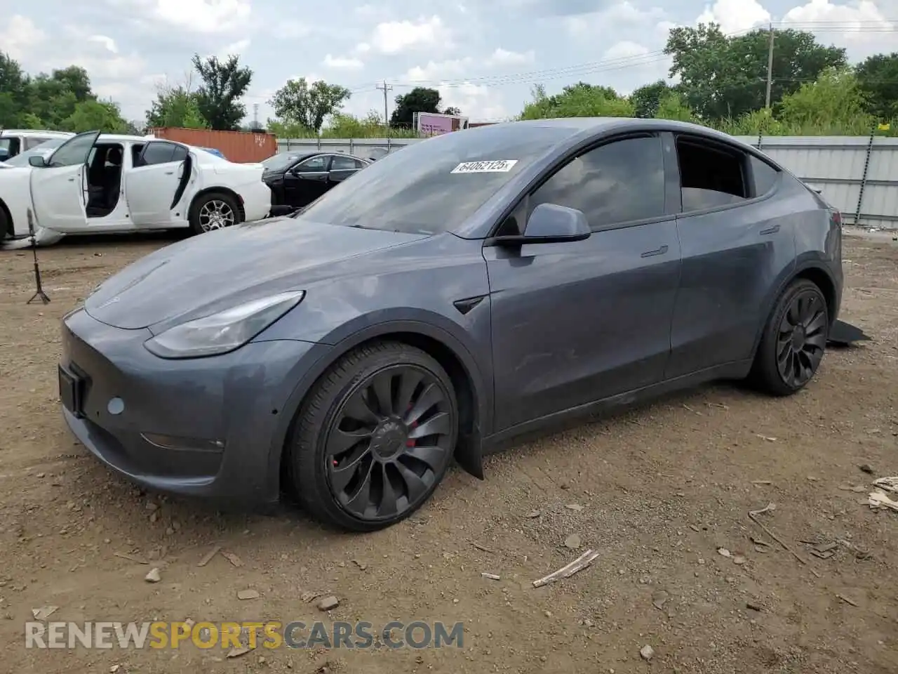1 Photograph of a damaged car 7SAYGDEF2NF460100 TESLA MODEL Y 2022