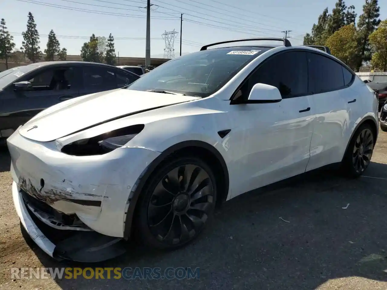 1 Photograph of a damaged car 7SAYGDEF2NF485398 TESLA MODEL Y 2022