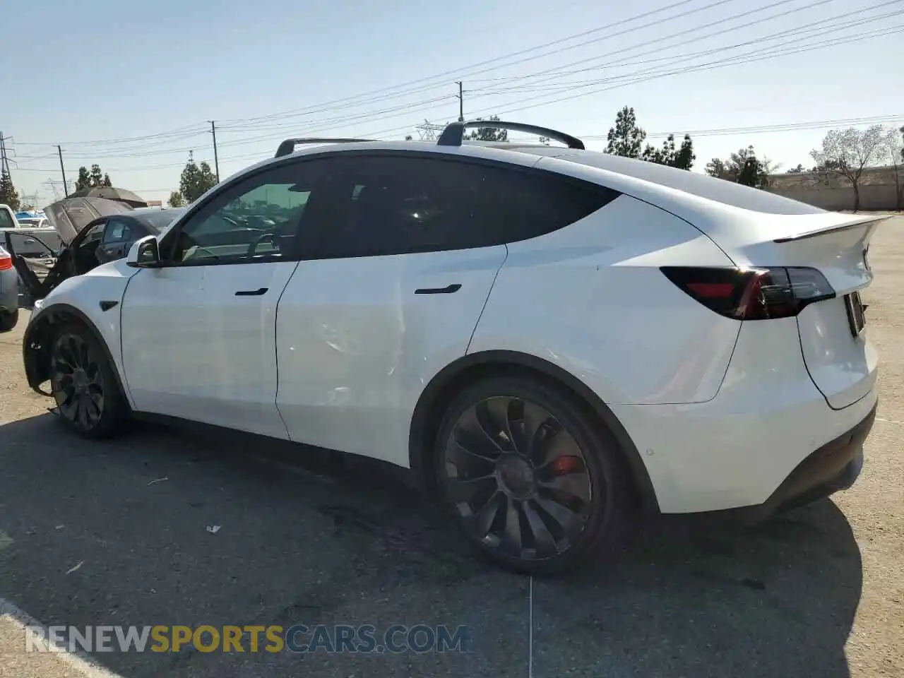 2 Photograph of a damaged car 7SAYGDEF2NF485398 TESLA MODEL Y 2022