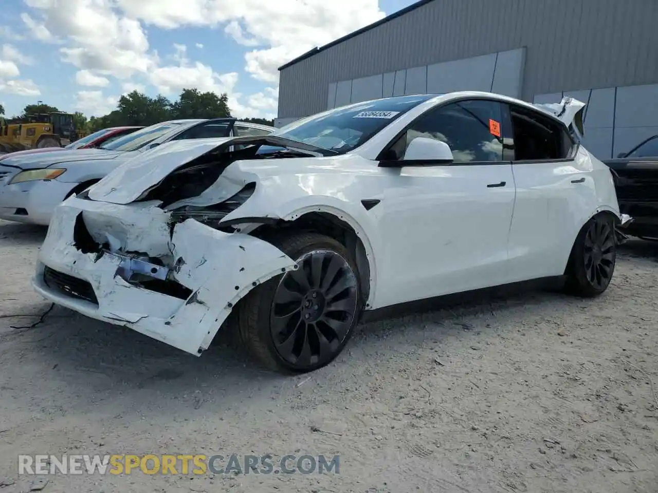 1 Photograph of a damaged car 7SAYGDEF2NF542439 TESLA MODEL Y 2022