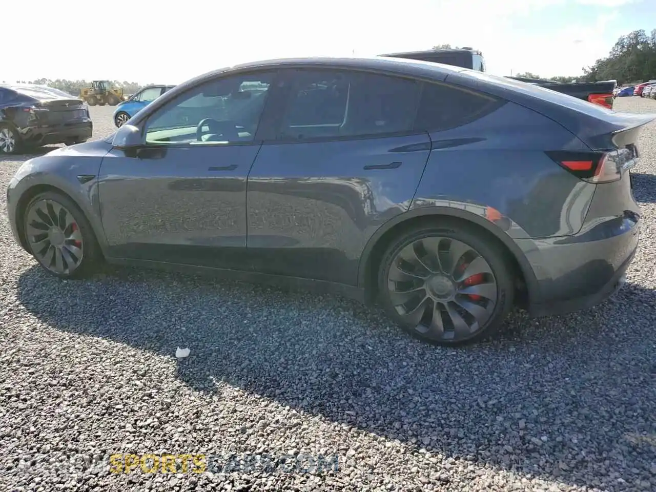 2 Photograph of a damaged car 7SAYGDEF3NF337180 TESLA MODEL Y 2022