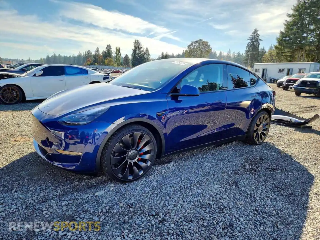 1 Фотография поврежденного автомобиля 7SAYGDEF3NF365867 TESLA MODEL Y 2022