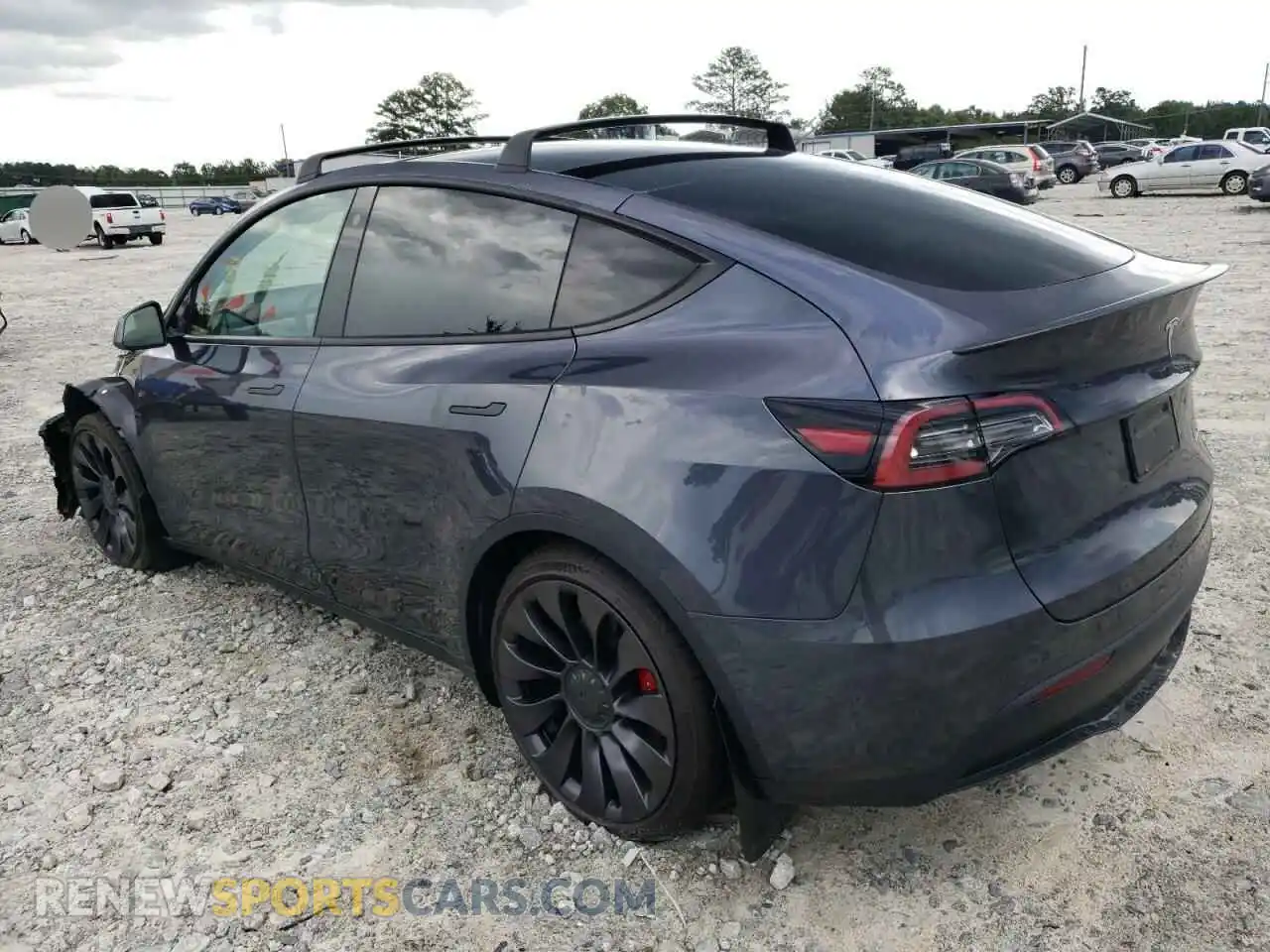 2 Photograph of a damaged car 7SAYGDEF3NF372026 TESLA MODEL Y 2022
