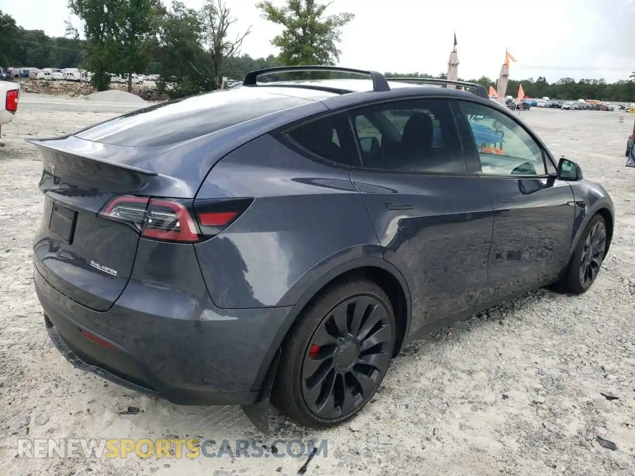 3 Photograph of a damaged car 7SAYGDEF3NF372026 TESLA MODEL Y 2022