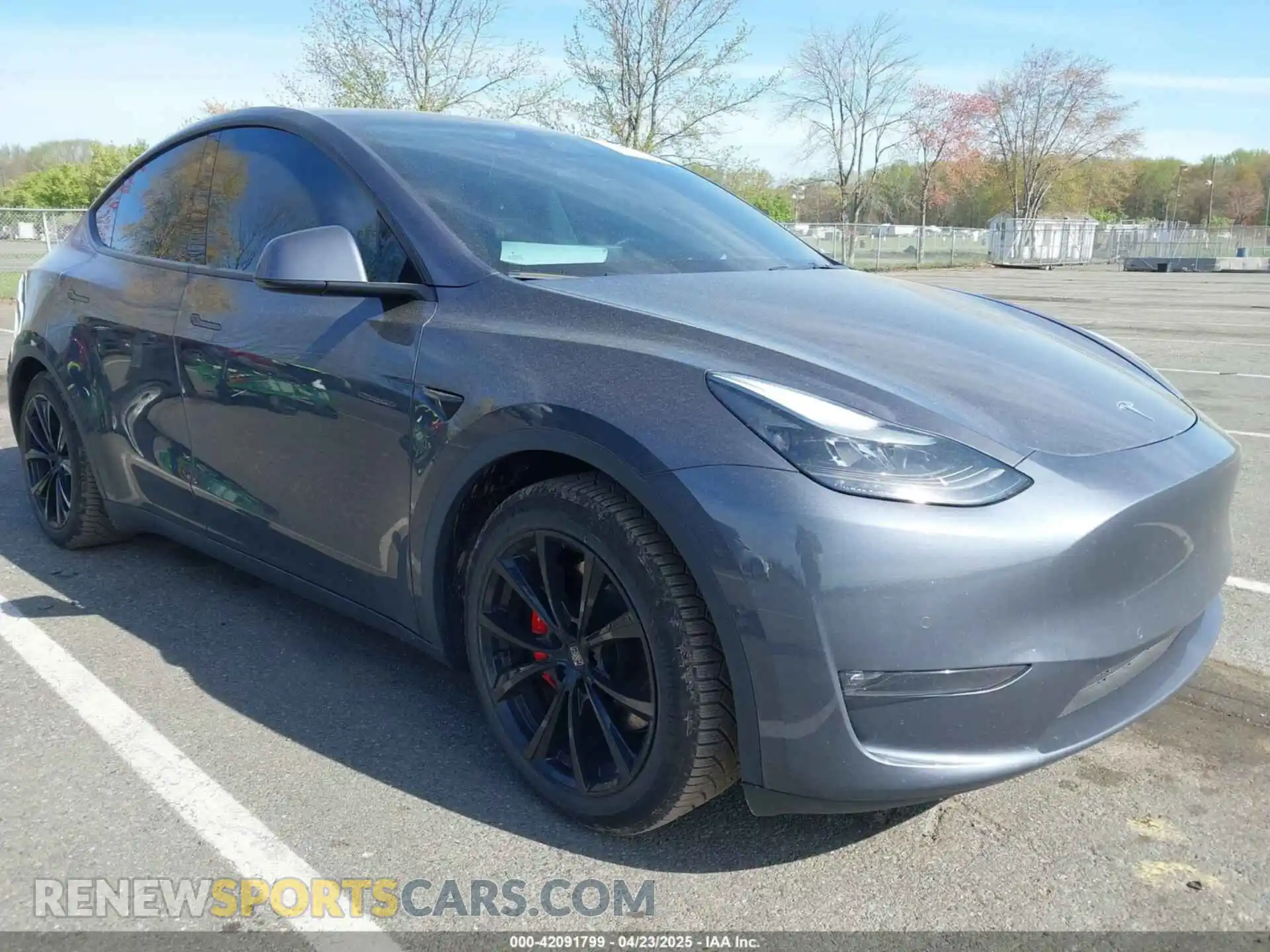 1 Photograph of a damaged car 7SAYGDEF3NF374519 TESLA MODEL Y 2022