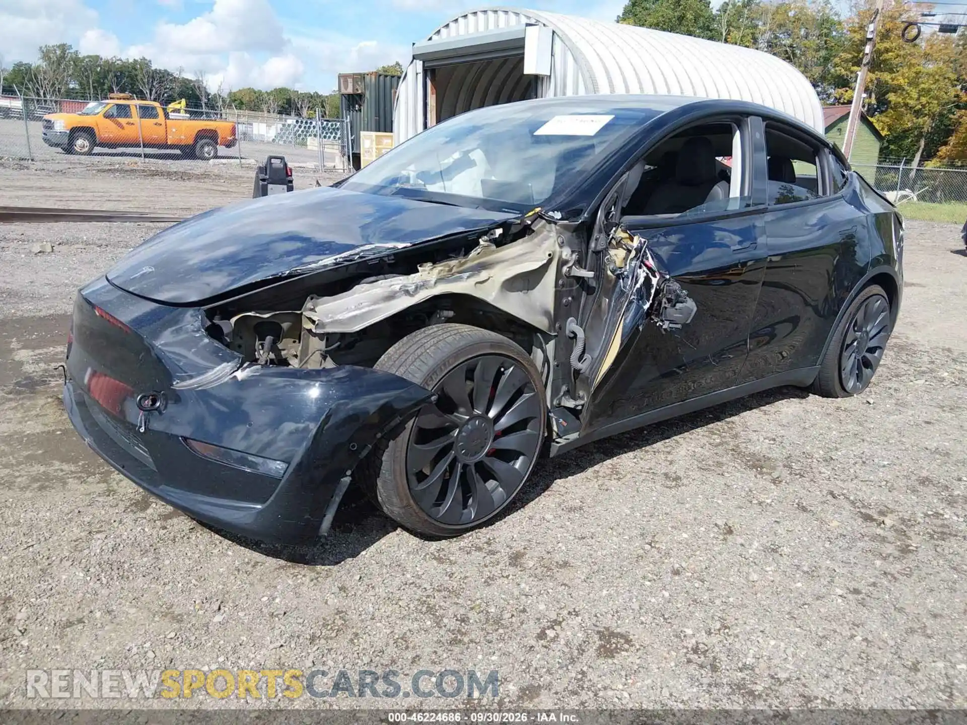 2 Photograph of a damaged car 7SAYGDEF3NF381759 TESLA MODEL Y 2022