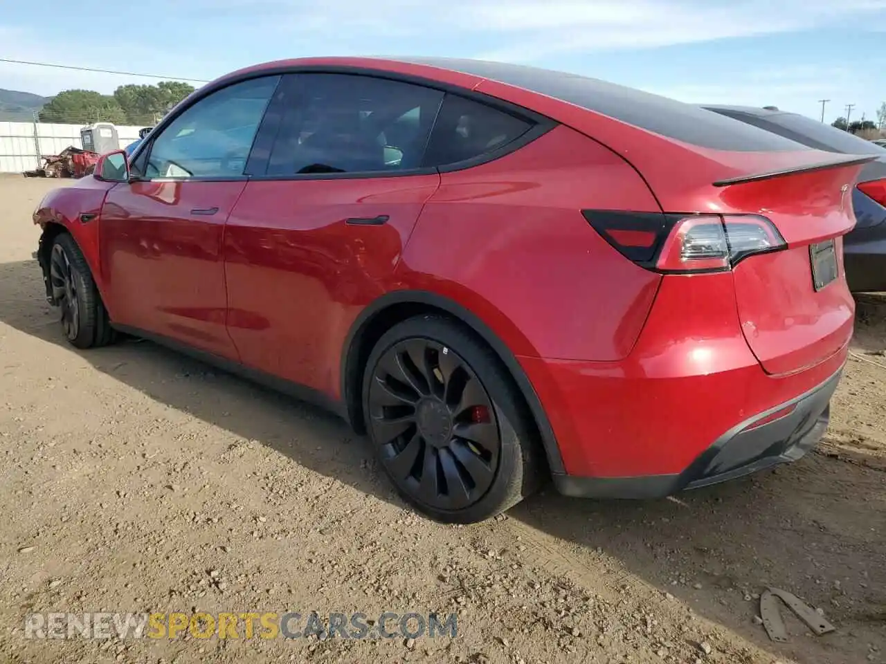 2 Photograph of a damaged car 7SAYGDEF3NF388906 TESLA MODEL Y 2022