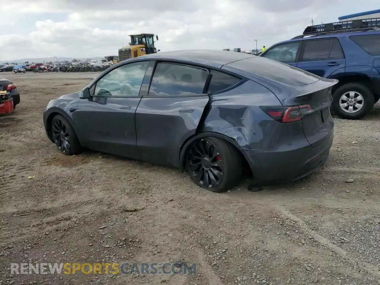 2 Photograph of a damaged car 7SAYGDEF3NF390798 TESLA MODEL Y 2022