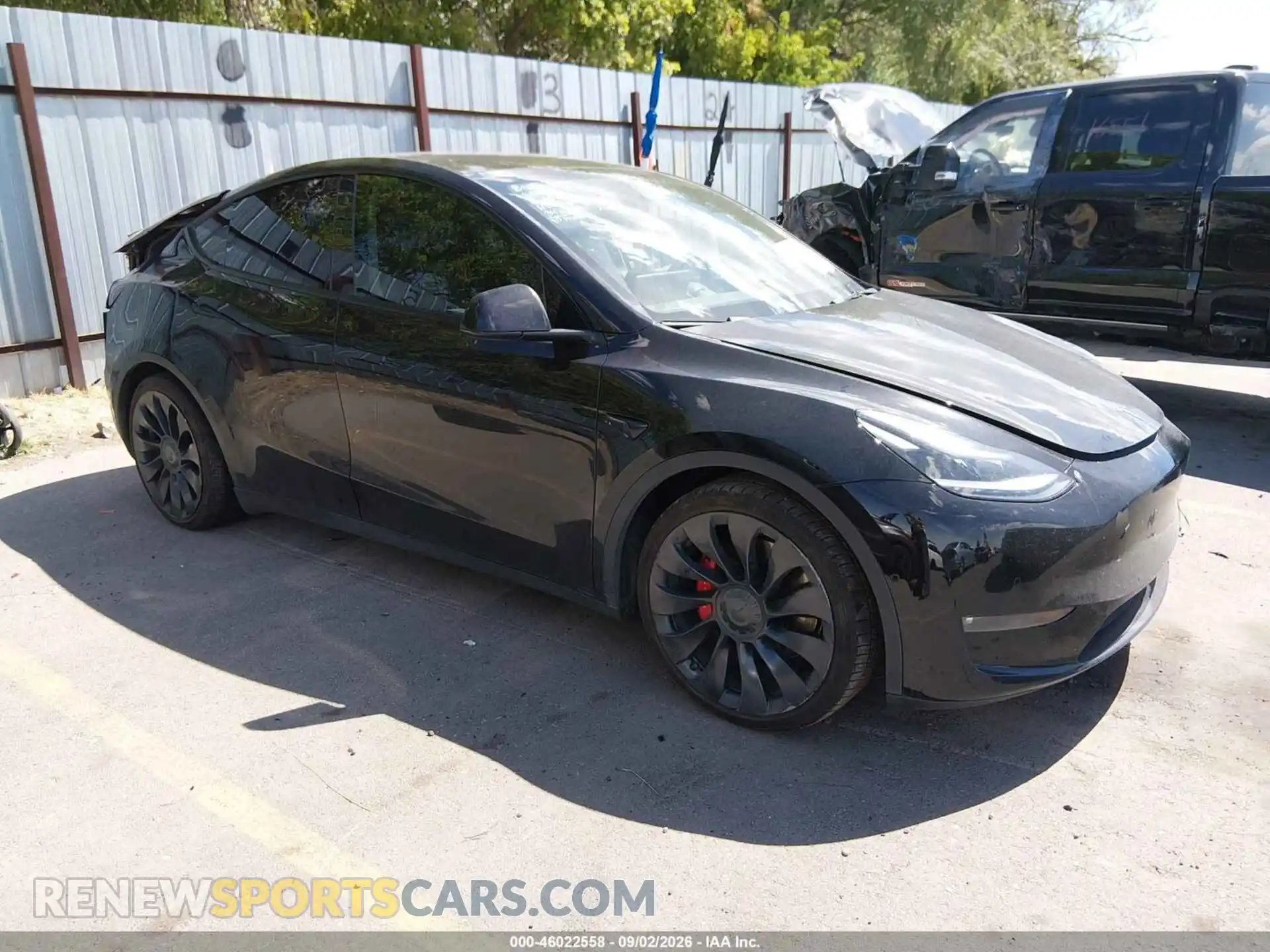 1 Photograph of a damaged car 7SAYGDEF3NF395869 TESLA MODEL Y 2022